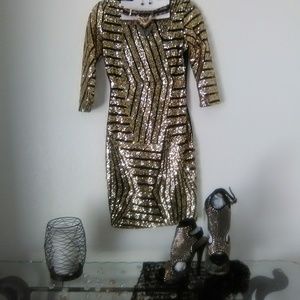 Glitz and Glamorous Sequence Cocktail Dress